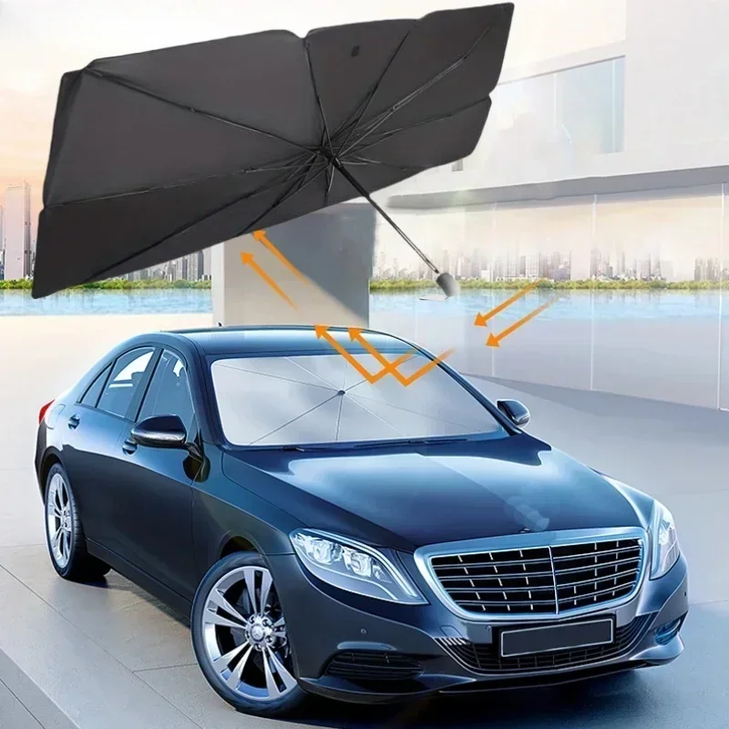 Car Sunshade Windshield Umbrella Foldable - Car Windshield Sun Shade Umbrella Foldable