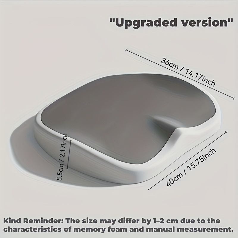 Ergonomic Memory Foam Seat Cus - Memory Foam Car Neck Pillow Lumbar Support review and price