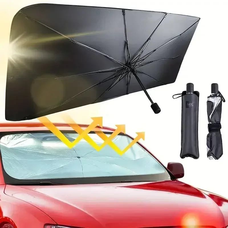 Multi Purpose Convenient Folda - Car Sunshade Windshield Umbrella Foldable review and price