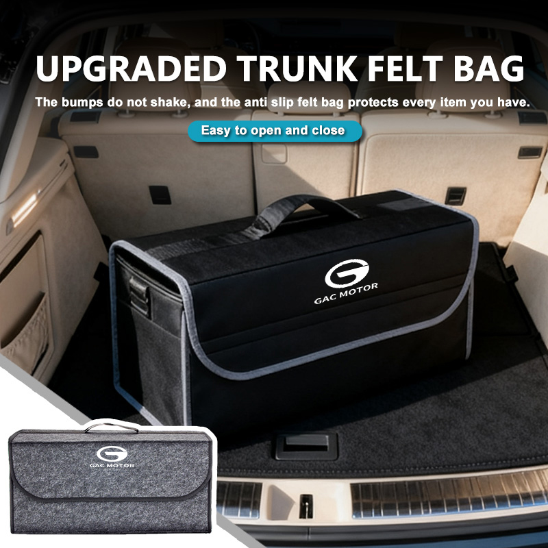 For GAC MOTOR Foldable Felt Ca - Car Trunk Organizer Foldable Storage Box review and price