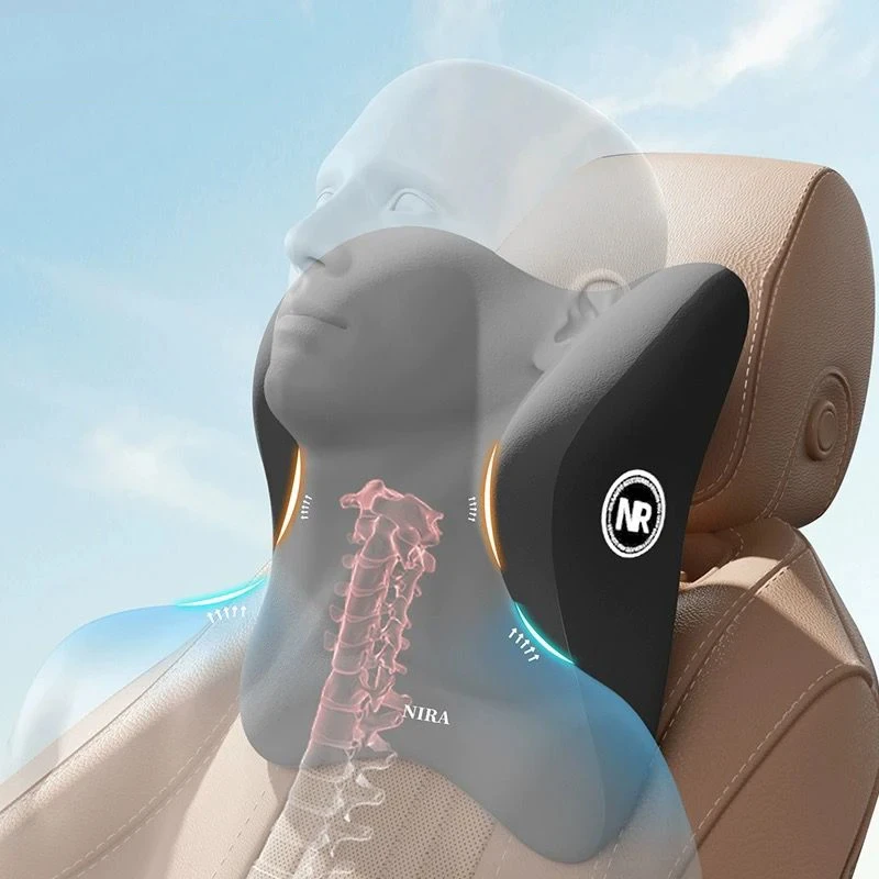 Car Memory Foam Headrest Set C - Memory Foam Car Neck Pillow Lumbar Support review and price