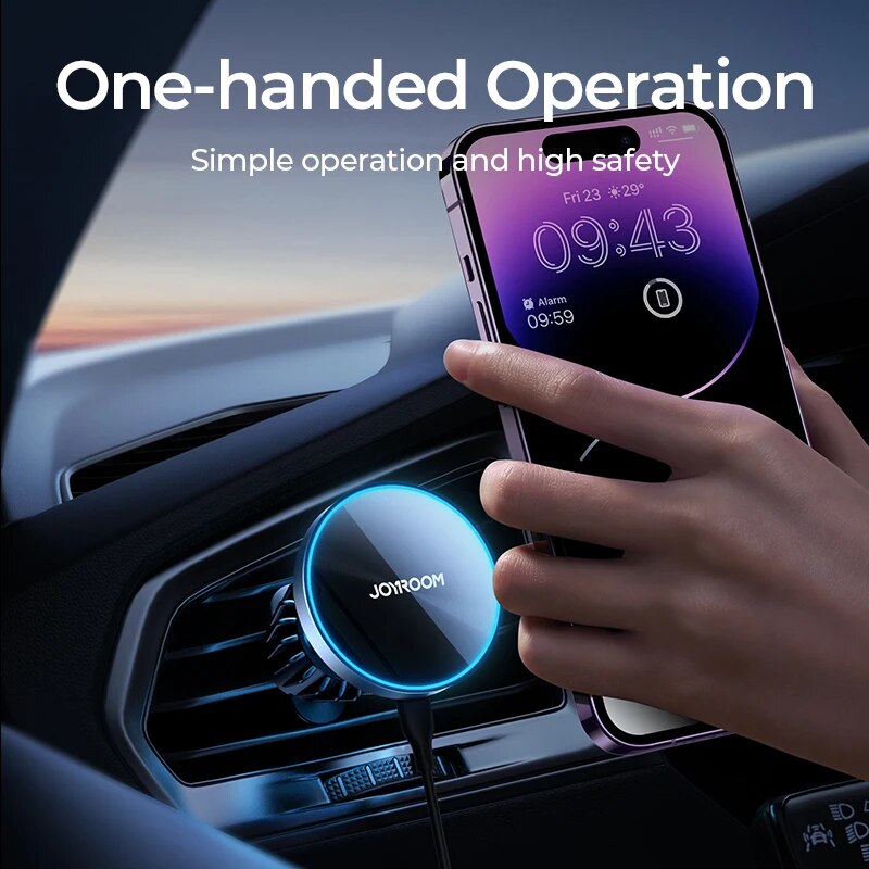 Joyroom Magnetic Car Phone Mou - Wireless Car Charger Mount Fast Charging review and price