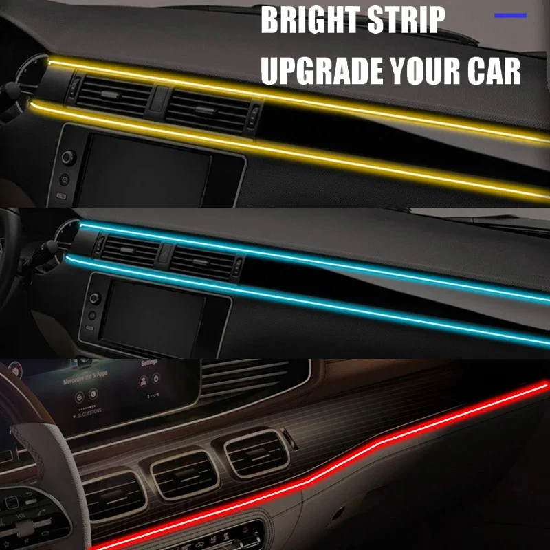 1/2/3/4/5M RGB Car Interior Am - Led Ambient Interior Car Lights App Control review and price