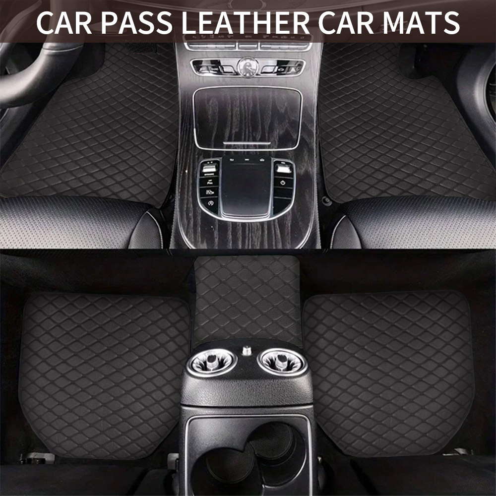 Universal 5Pcs Leather Car Flo - Car Floor Mats Universal Waterproof Leather review and price
