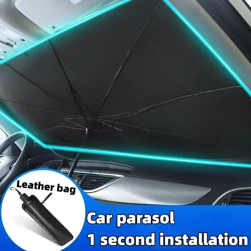 Car Windshield Sun Shade, Fold - Car Sunshade Windshield Umbrella Foldable review and price