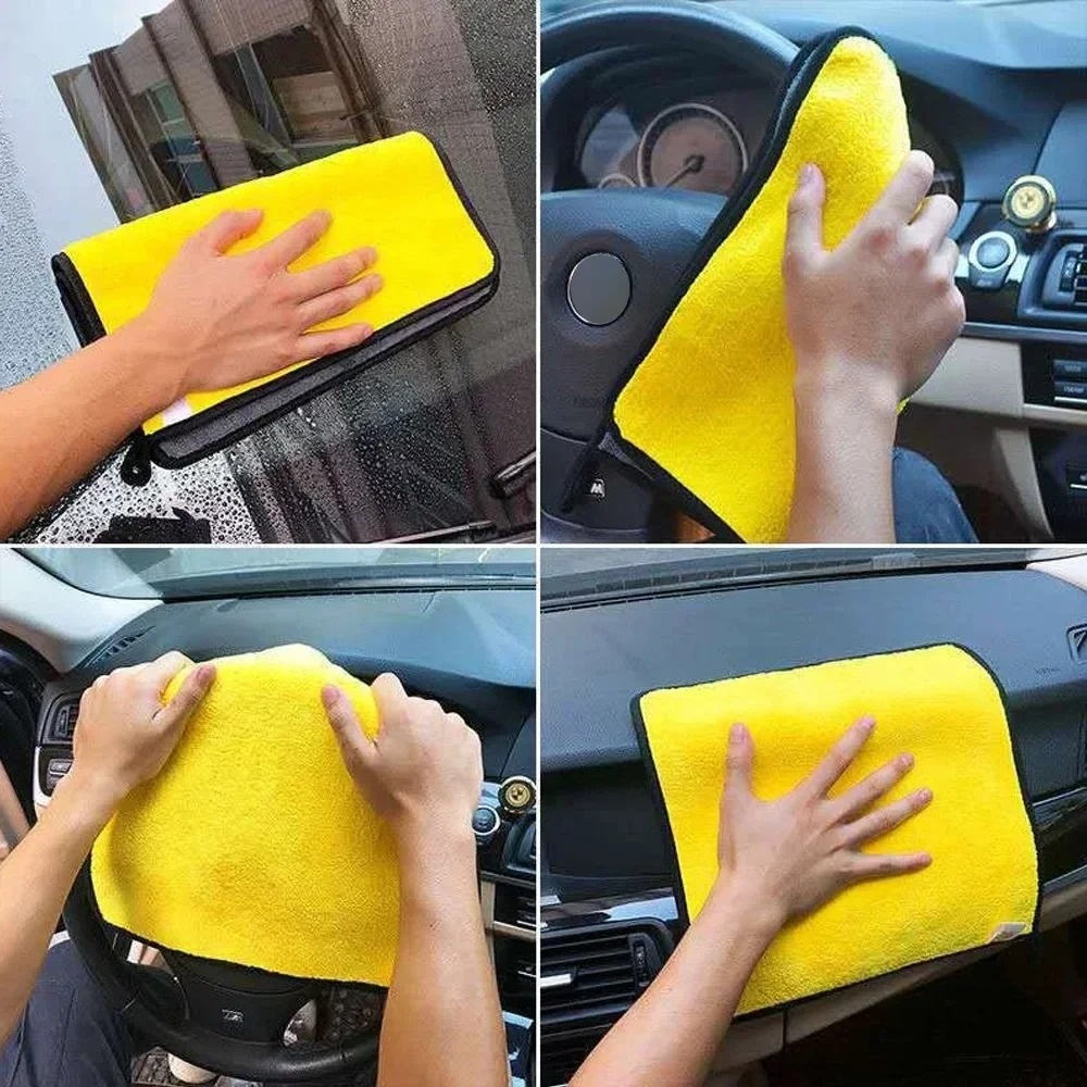 Wholesale Double Sides Car Mic - Microfiber Car Drying Towel Super Absorbent review and price