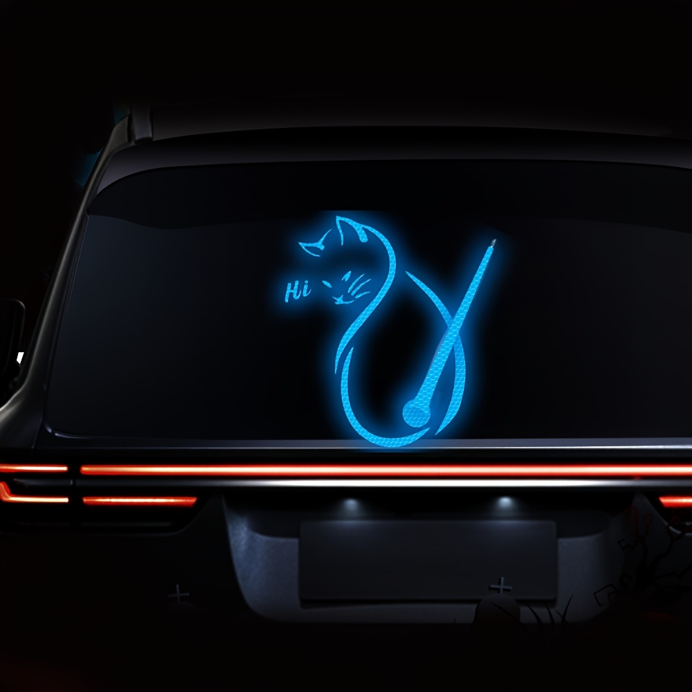1 piece of car reflective cat  - Anti Glare Car Rearview Mirror Film review and price