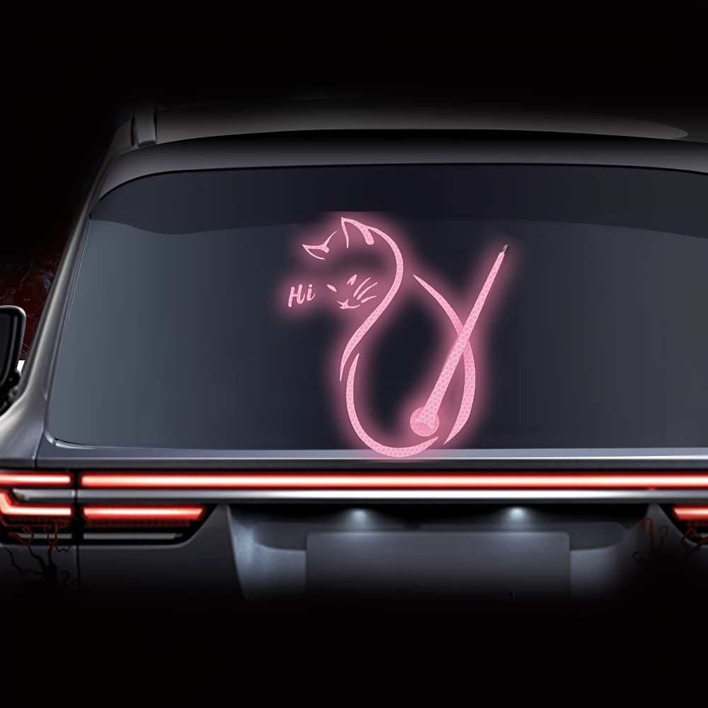1 piece of car reflective cat  - Anti Glare Car Rearview Mirror Film review and price