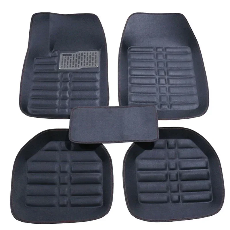5pcs Premium Easy Clean Waterp - Car Floor Mats Universal Waterproof Leather review and price