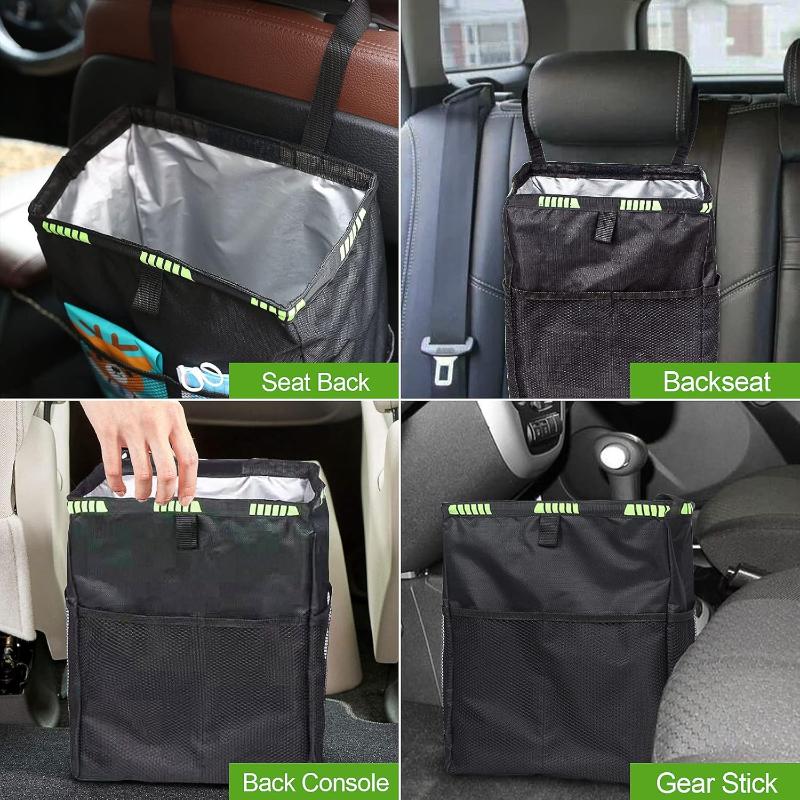 Car Trash Can No Drilling Requ - Waterproof Car Trash Can With Lid review and price