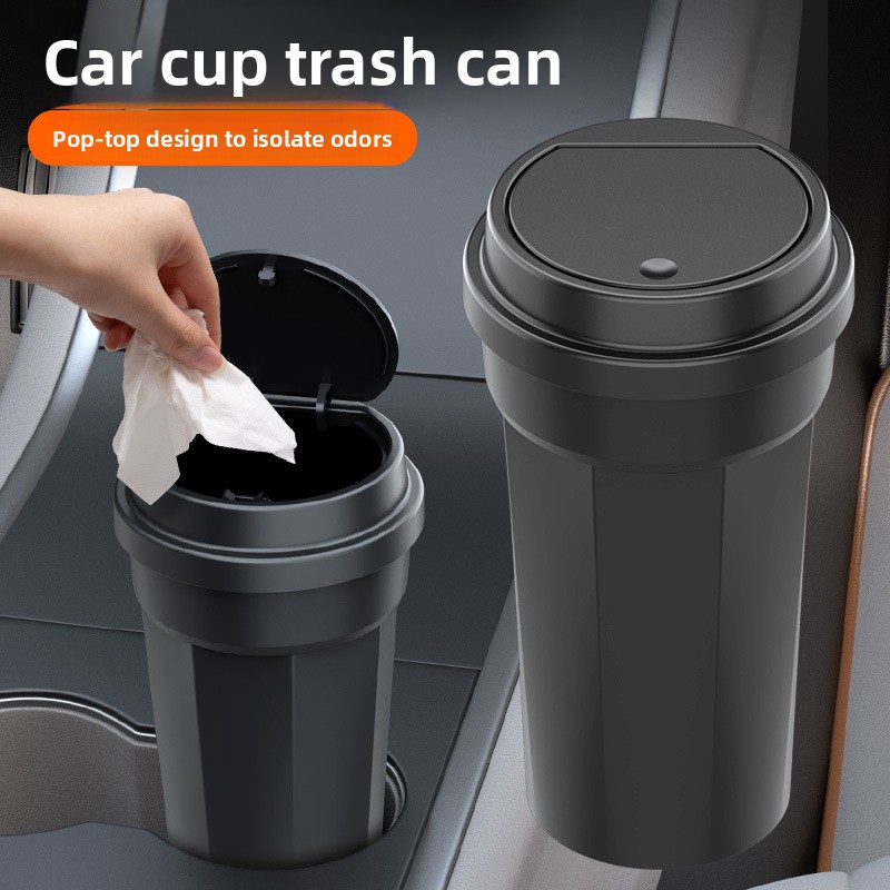 Car Trash Can Waterproof Cup H - Waterproof Car Trash Can With Lid review and price