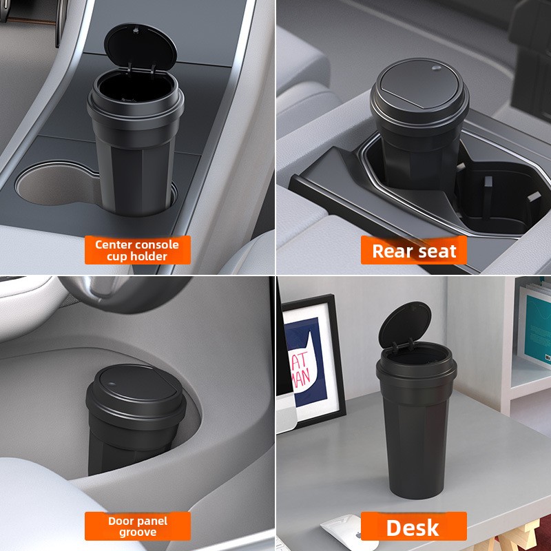Car Trash Can Waterproof Cup H - Waterproof Car Trash Can With Lid review and price