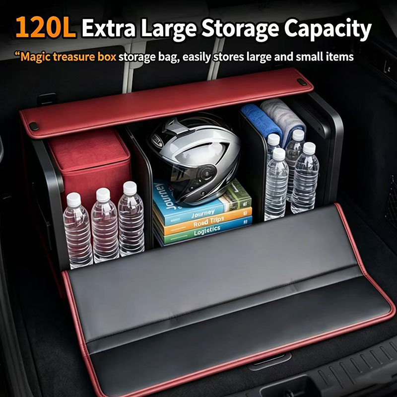 Car Trunk Organizer Box Nappa  - Car Trunk Organizer Foldable Storage Box review and price