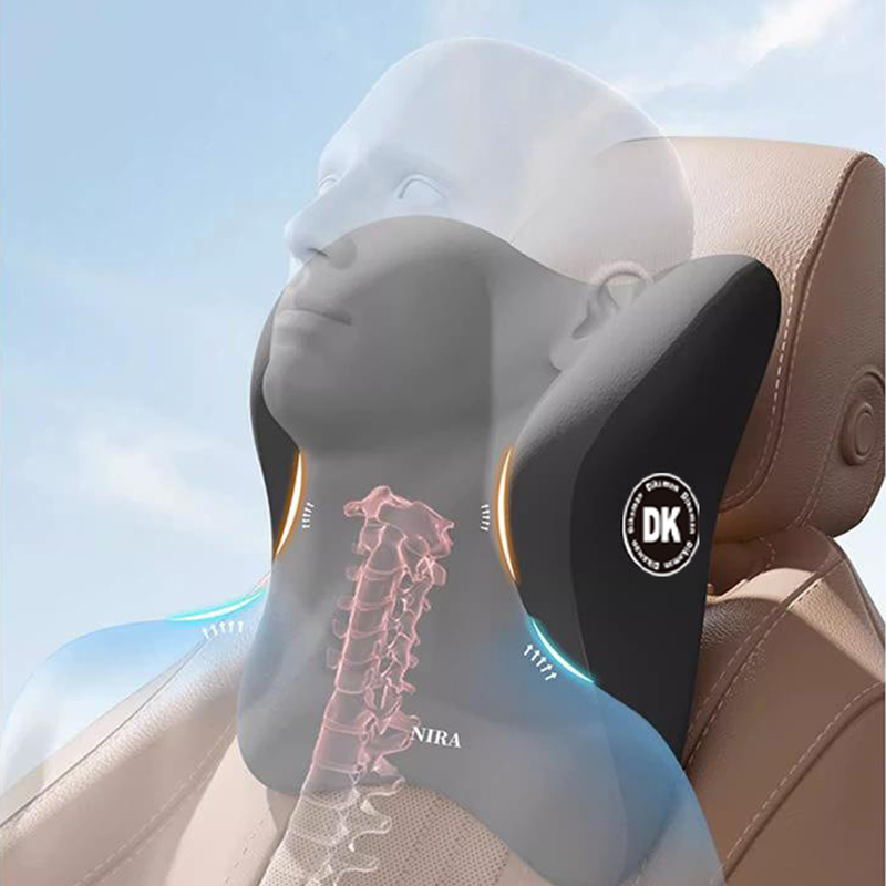 Car Neck Pillow & Lumbar Suppo - Memory Foam Car Neck Pillow Lumbar Support review and price