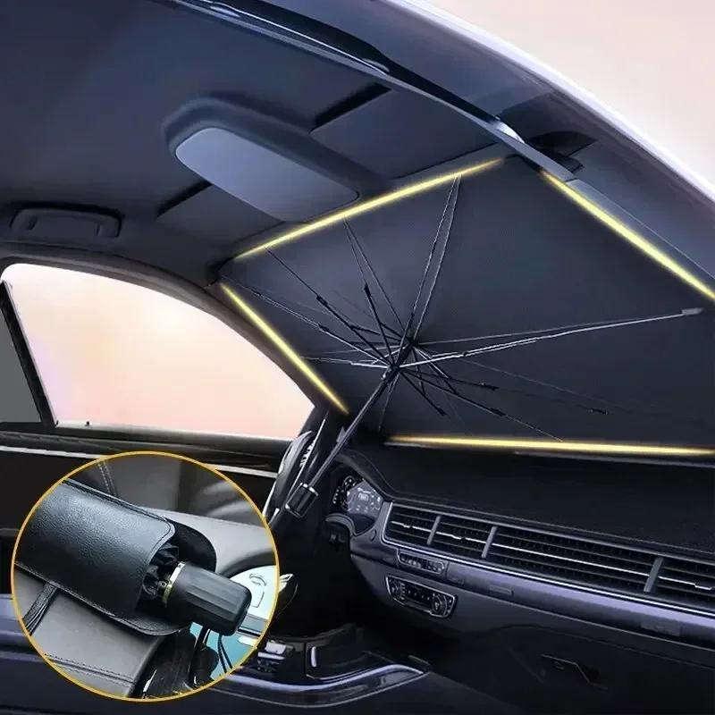Multi Purpose Convenient Folda - Car Sunshade Windshield Umbrella Foldable review and price