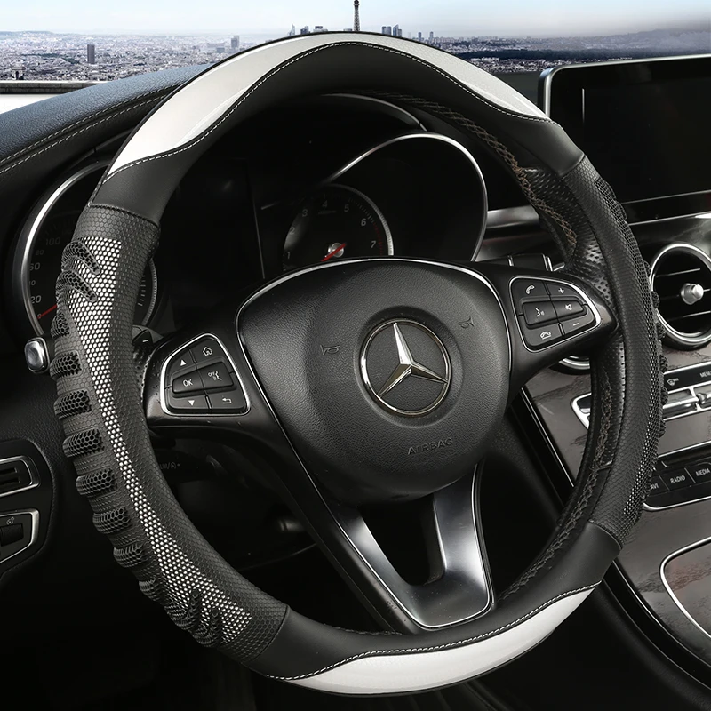 Three-dimensional Honeycomb Ca - Car Steering Wheel Cover Anti Slip Breathable review and price