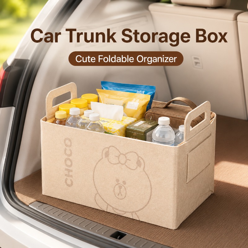 20L Large Felt Trunk Organizer - Car Trunk Organizer Foldable Storage Box review and price