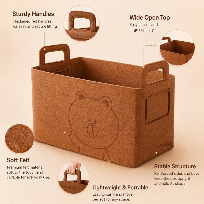 20L Large Felt Trunk Organizer - Car Trunk Organizer Foldable Storage Box review and price