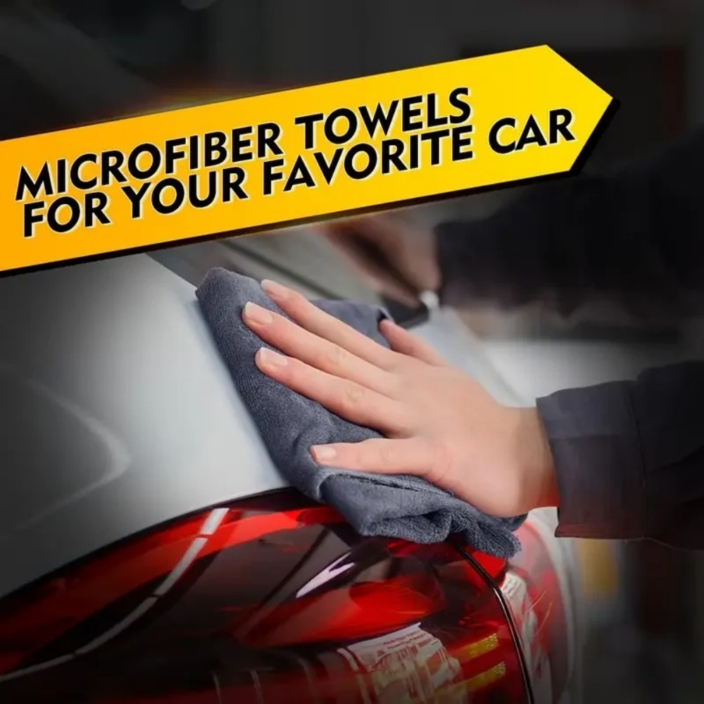 Black Microfiber Cleaning Clot - Microfiber Car Drying Towel Super Absorbent review and price