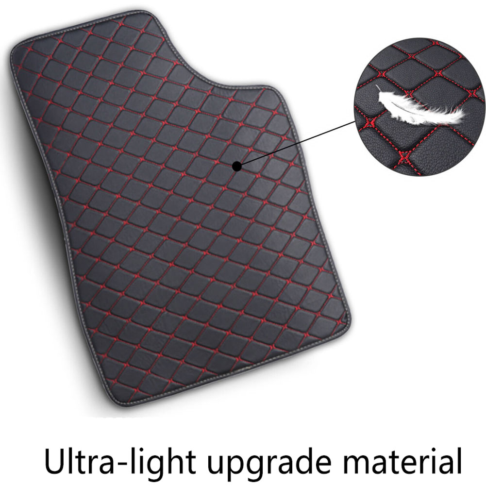 5PCS/Set Leather Car Floor Mat - Car Floor Mats Universal Waterproof Leather review and price