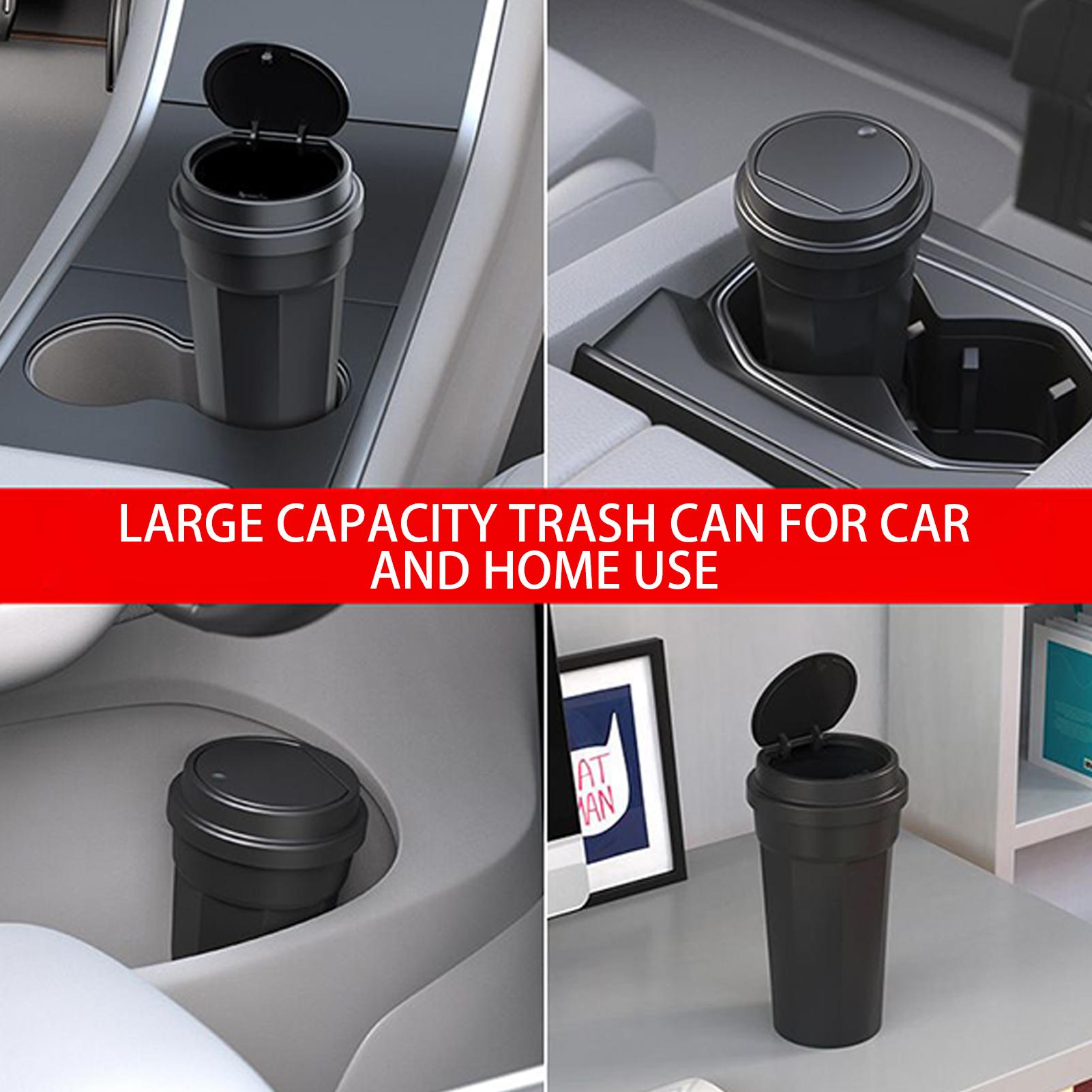 Car Garbage Can Cup Holder Mul - Waterproof Car Trash Can With Lid review and price