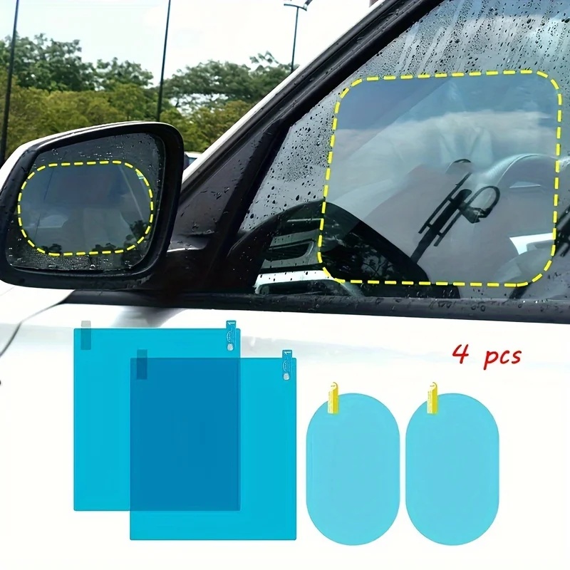 4pcs Car Rearview Mirror Prote - Anti Glare Car Rearview Mirror Film review and price