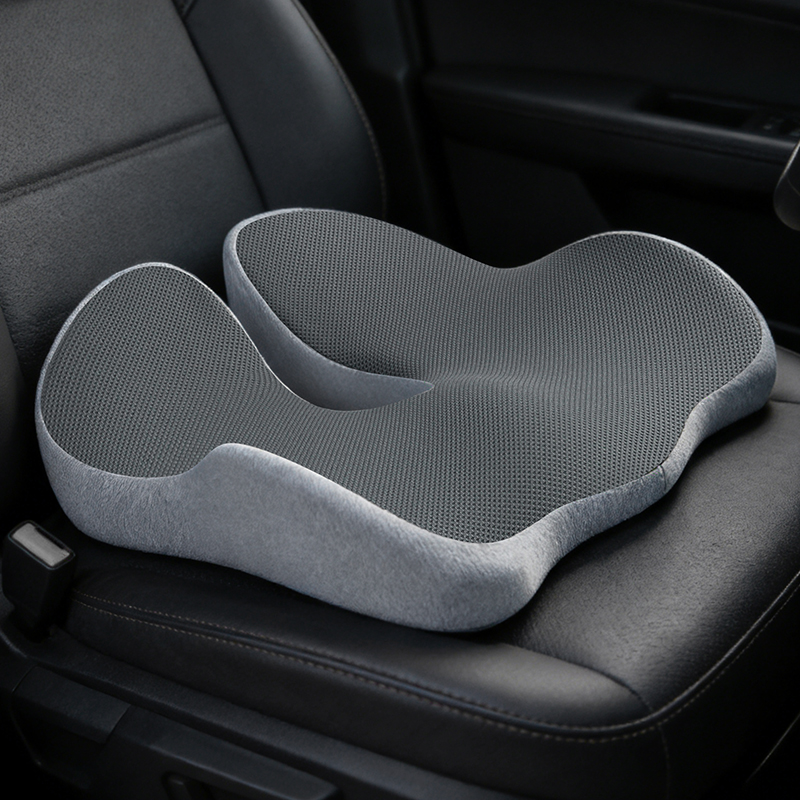 Portable Slow Rebound Memory F - Memory Foam Car Neck Pillow Lumbar Support review and price