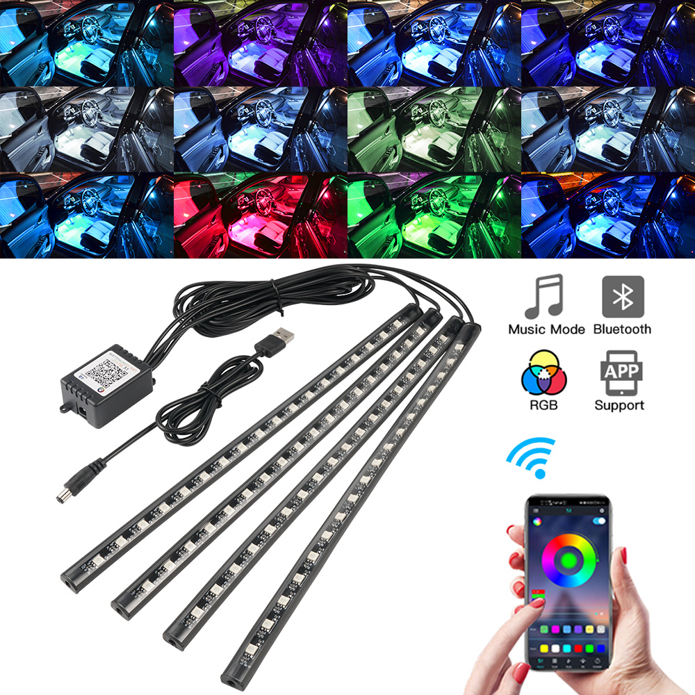 Neon LED Interior Car Light AP - Led Ambient Interior Car Lights App Control review and price