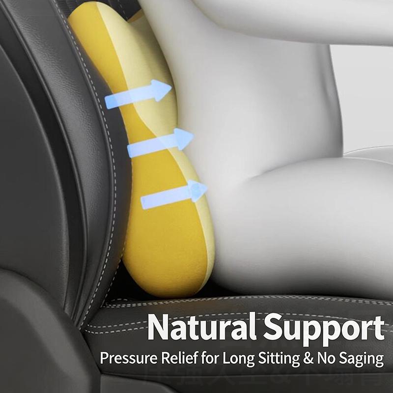 Car Seat Lumbar Support and Ne - Memory Foam Car Neck Pillow Lumbar Support review and price