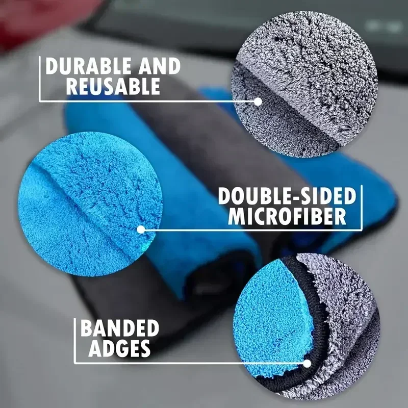 Car Wash Towel 1/5pcs Microfib - Microfiber Car Drying Towel Super Absorbent review and price
