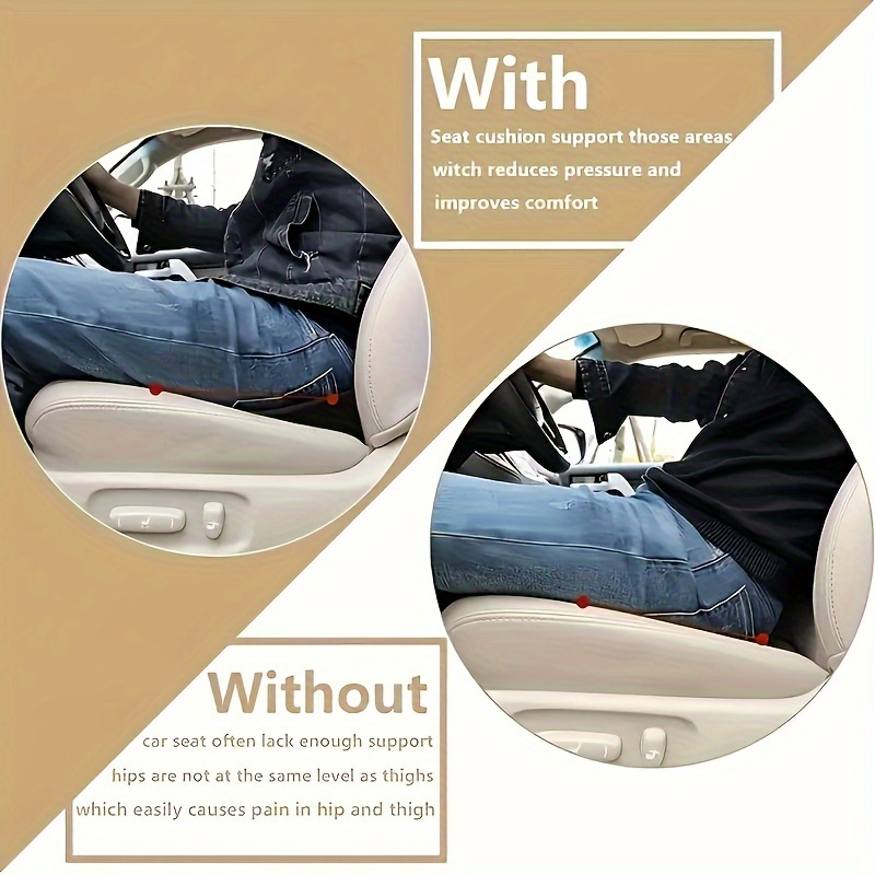 2-in-1 Car Seat Cushion Lumbar - Memory Foam Car Neck Pillow Lumbar Support review and price