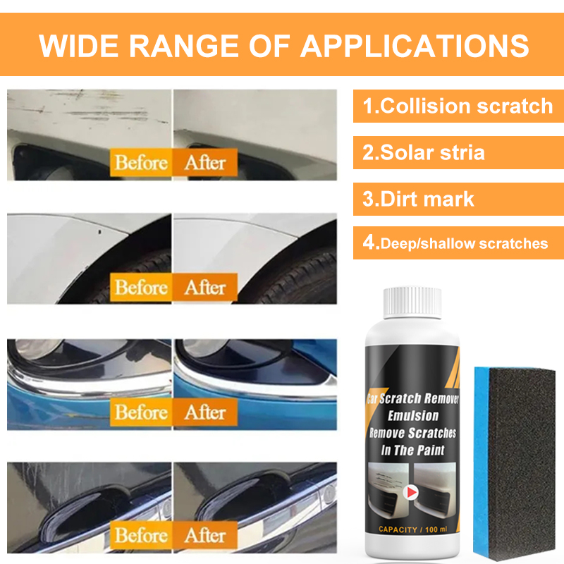 Car Scratch Remover Paint Care - Car Scratch Repair Polishing Wax Paste review and price