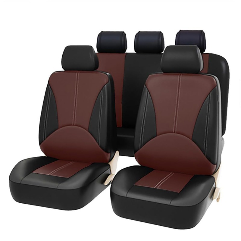 Universal Black PU Leather Car - Leather Car Seat Covers Full Set Universal review and price